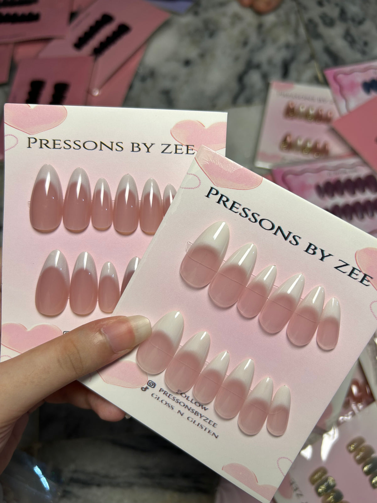 Hyper realistic pressons nails