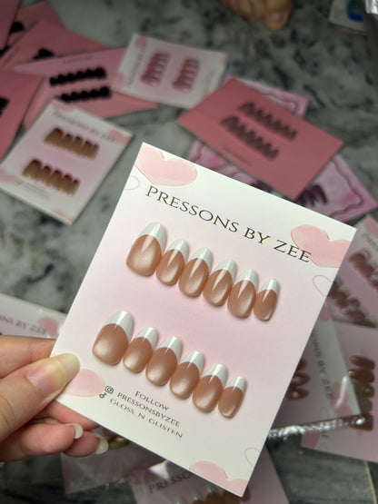 French pearl cateye pressons