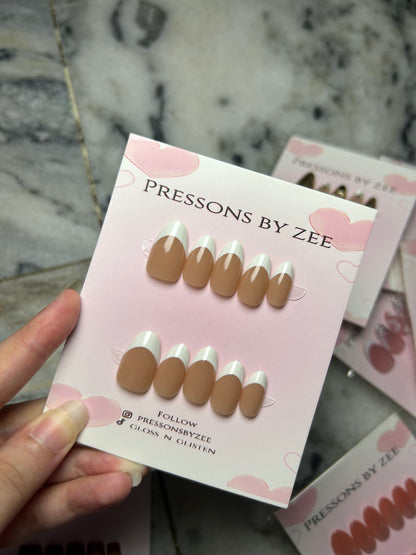 Classic white french tip