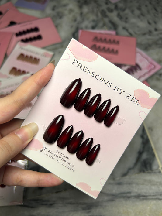 Vampy red cateye pressons